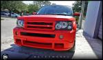 Land Rover Range Rover Matte Red by MetroWrapz 2016 года